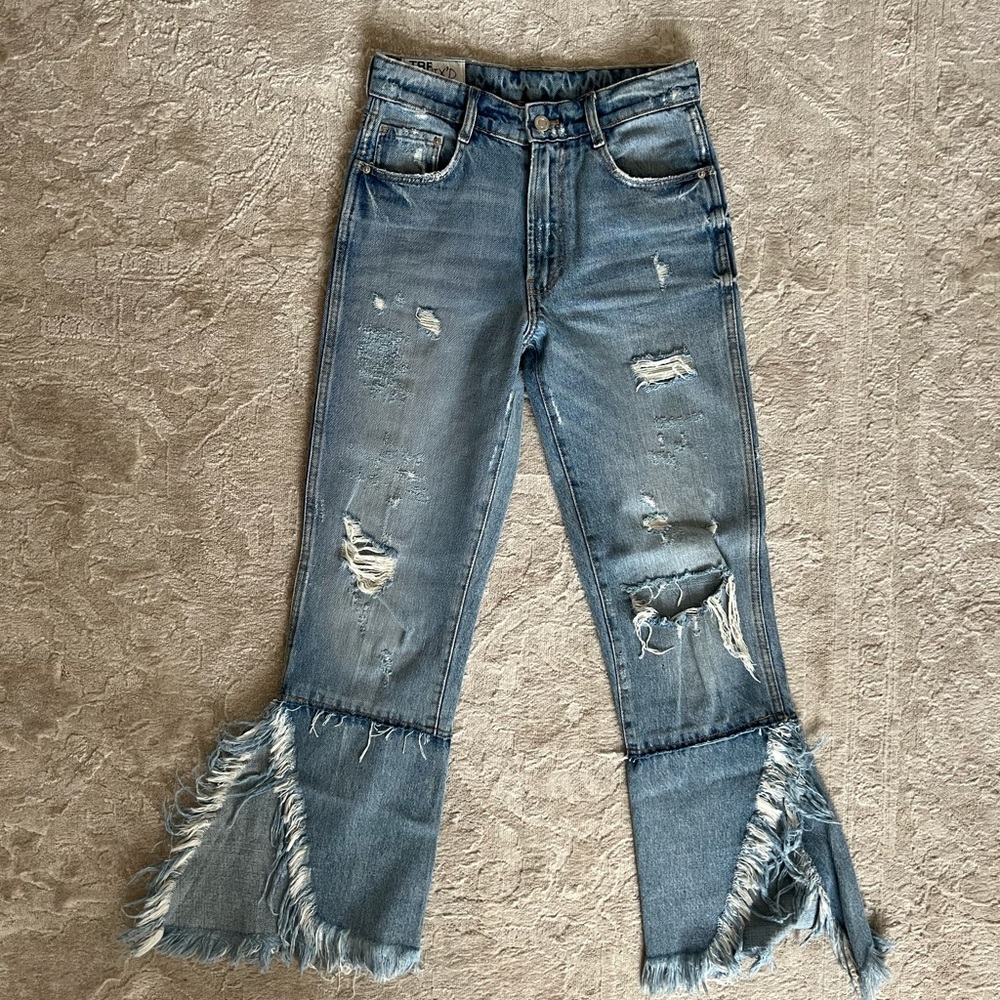 Zara Mid Waist Denim size US 00